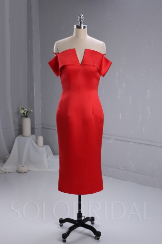 Red Satin Party Dress custom made dresses 724A3447a