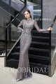 High end custom made evening dress Q864431