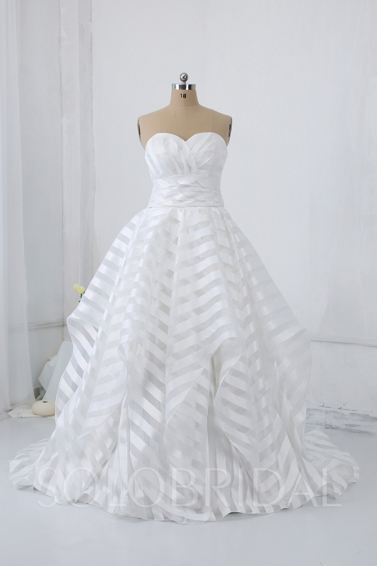 Striped Wedding Dress Discount Sale, UP ...