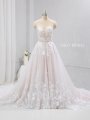 Blush A Line New France Lace Light Wedding Dress 724A1128a