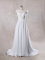 Ivory Chiffon Wedding Dress TendyDesign for Summer 724A7829s