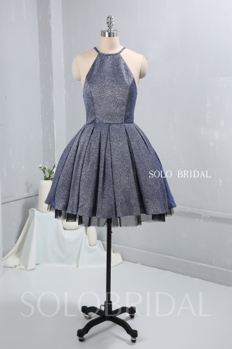 Shiny short proom dress tutu skirt 724A9211a