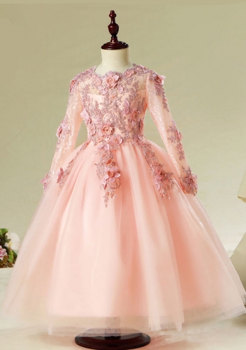 2018 Flower Dresses Solobridal Custom Made Wedding Dress Peach Flower Dress Custom Made Size