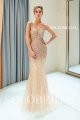 champagne full diamond luxury proom dress J946871