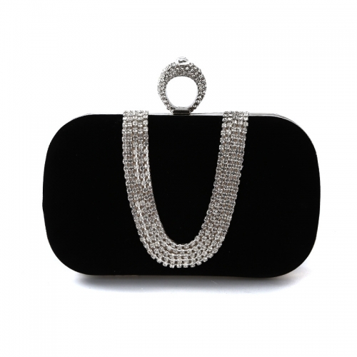 Velvet Women handbag Bride party bag/cluthes