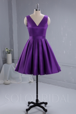 Purple Satin Bridemaid dress 724A3420a