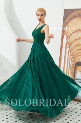 Shiny a line colorful proom dress M533401