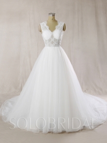 Sexy Bodice Trendy Design Ball Gown Wedding Dress 724A6777s